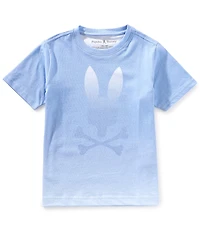 Psycho Bunny Big Boys Short Sleeve Bunny-Graphic Gradient-Print T-Shirt