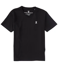Psycho Bunny Big Kids Short-Sleeve Classic V-Neck T-Shirt