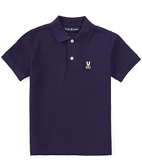 Psycho Bunny Little/Big Boys Short Sleeve Essential Polo Collared Shirt
