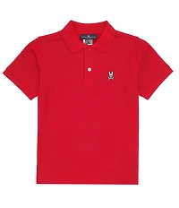 Psycho Bunny Little/Big Boys Short Sleeve Essential Polo Collared Shirt