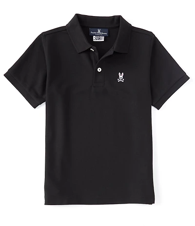 Psycho Bunny Boys Short Sleeve Essential Polo Collared Shirt
