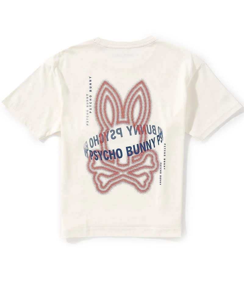 Psycho Bunny Big Boys Alex Oversized Bunny Graphic T-Shirt