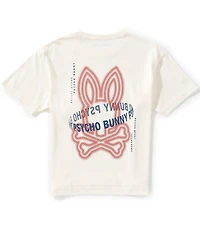 Psycho Bunny Big Boys Alex Oversized Bunny Graphic T-Shirt