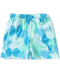 Psycho Bunny Big Boys Allover Print Ethan Swim Trunks