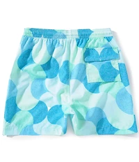 Psycho Bunny Big Boys Allover Print Ethan Swim Trunks