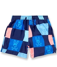 Psycho Bunny Big Boys Atlas All Over Bunny Swim Trunks