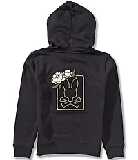 Psycho Bunny Big Boys Auguste Relaxed Fit Patch Hoodie T-Shirt
