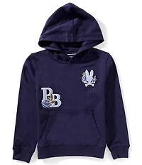 Psycho Bunny Big Boys Auguste Relaxed Fit Patch Hoodie T-Shirt