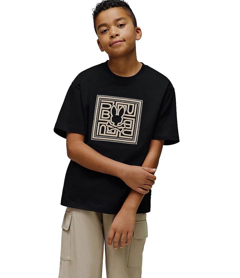 Psycho Bunny Big Boys Gio Relaxed Fit Graphic T-Shirt