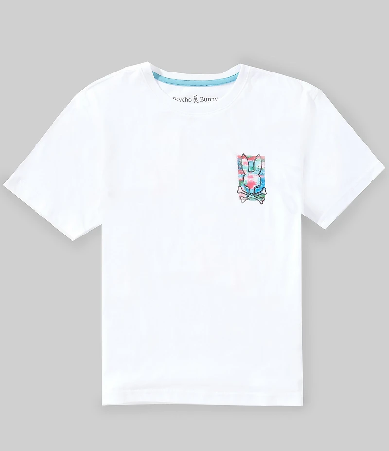 Psycho Bunny Big Boys Isaac Short Sleeve Relaxed Fit Tee