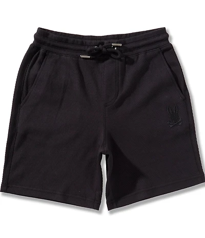 Psycho Bunny Big Boys Kai Twill Texture Sweat Shorts