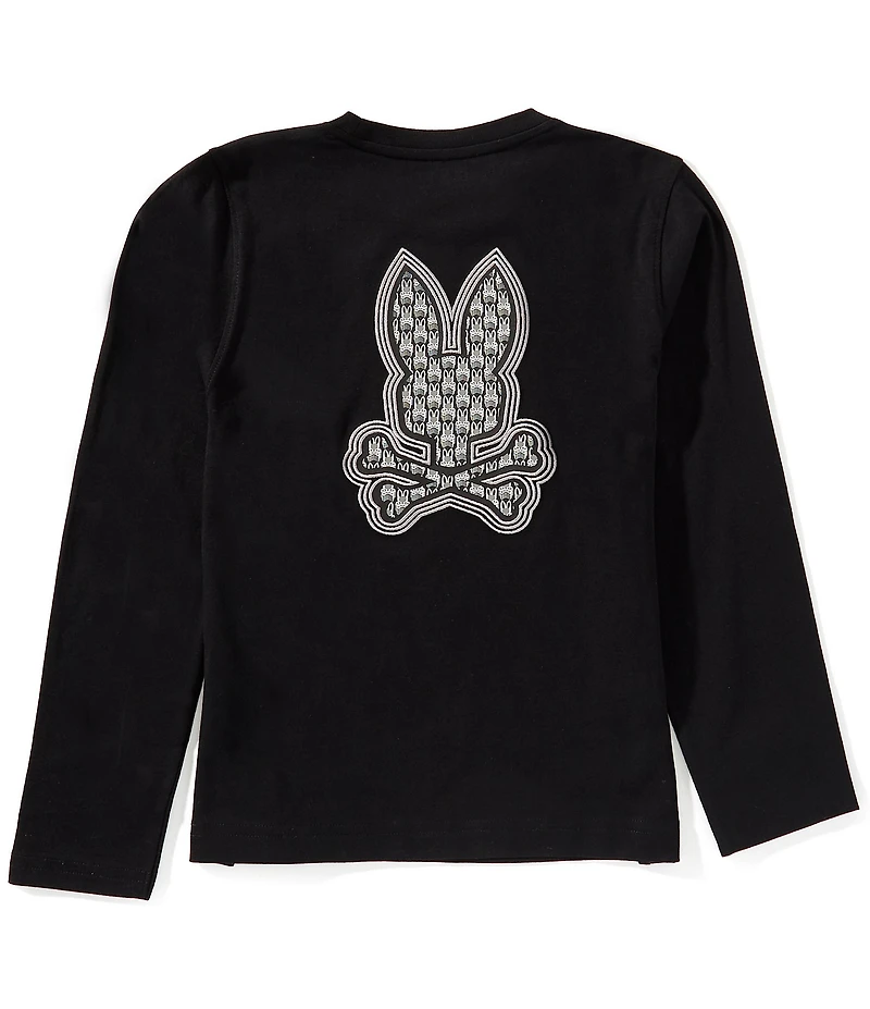 Psycho Bunny Big Boys Long-Sleeve Johnny T-Shirt