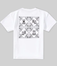 Psycho Bunny Big Boys Luke Back-Graphic T-Shirt