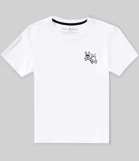 Psycho Bunny Big Boys Luke Back-Graphic T-Shirt