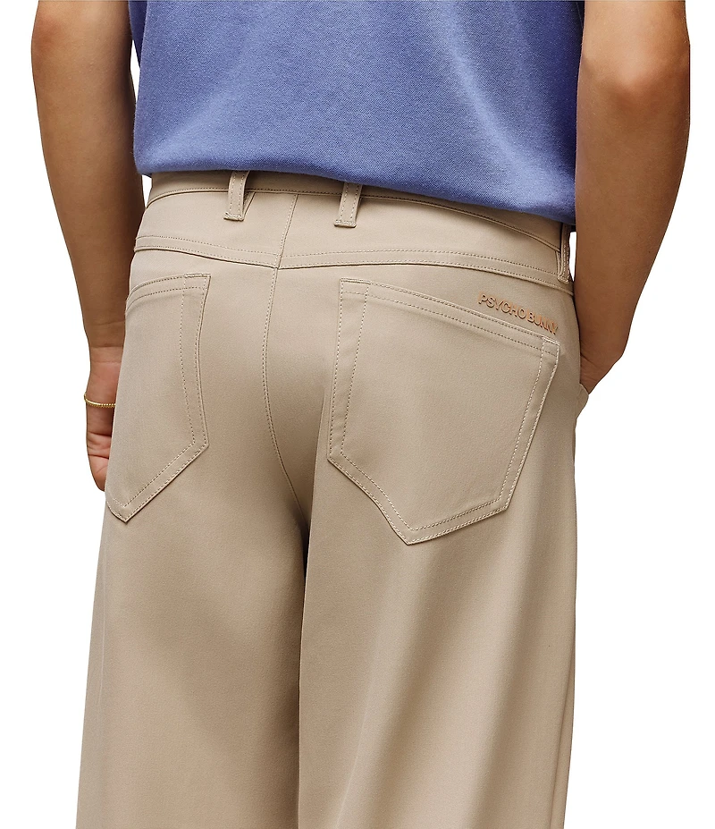 Psycho Bunny Big Boys Maverick Five-Pocket Woven Pants