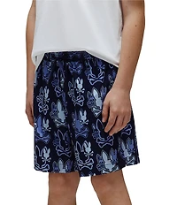 Psycho Bunny Big Boys Olden All Over Print Swim Trunk