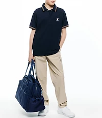 Psycho Bunny Big Boys Pal Short Sleeve Pique Polo Shirt