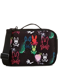 Psycho Bunny Big Boys Quintin Bunny-Printed Lunch Box