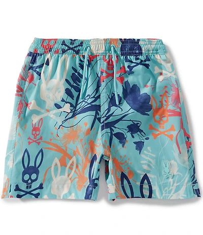 Psycho Bunny Big Boys Santino Swim Trunks