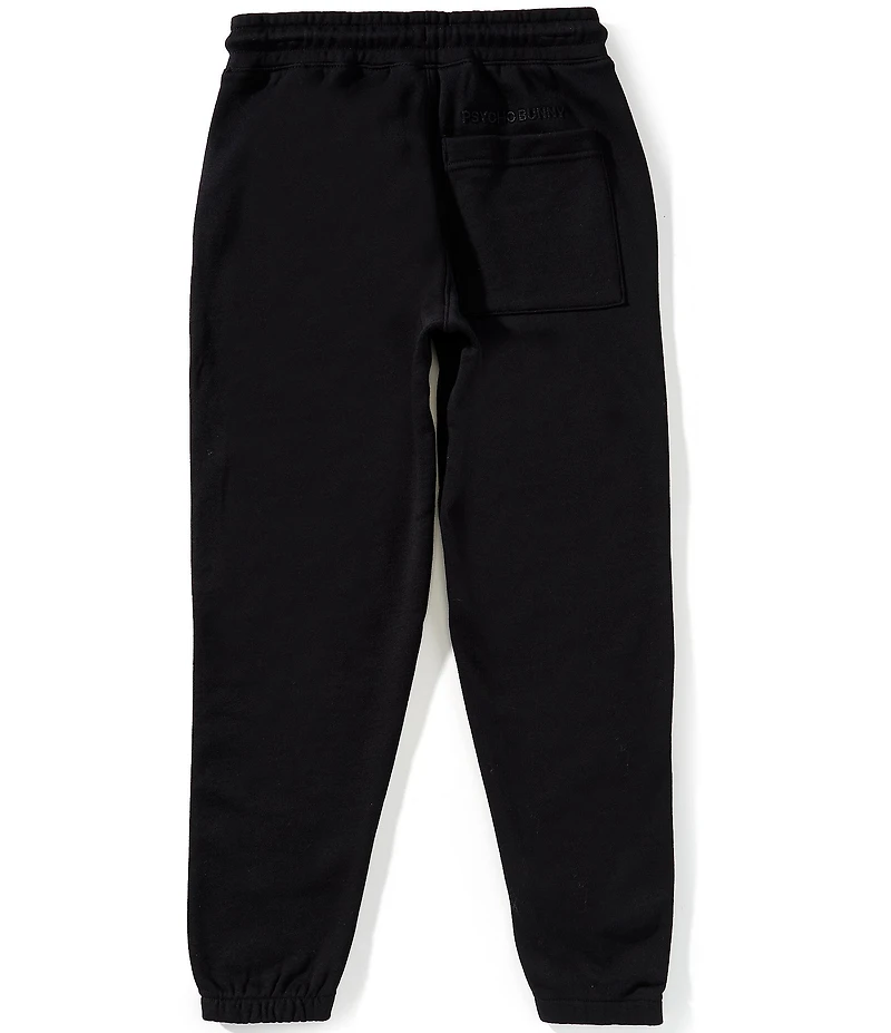 Psycho Bunny Big Boys Sayer Embroidered French Terry Jogger Pants