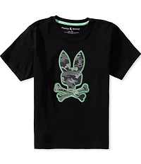 Psycho Bunny Big Boys Short Short Paul Graphic T-Shirt