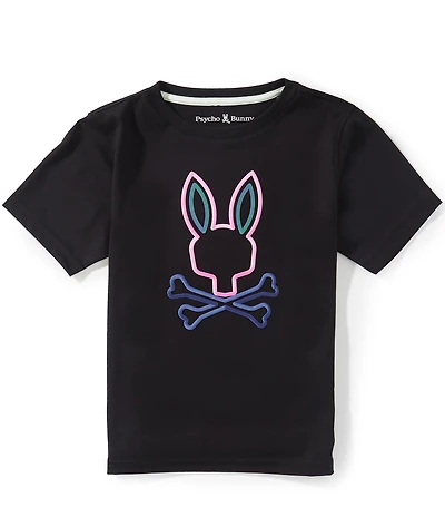 Psycho Bunny Big Boys Short Sleeve Dayton Graphic Tee