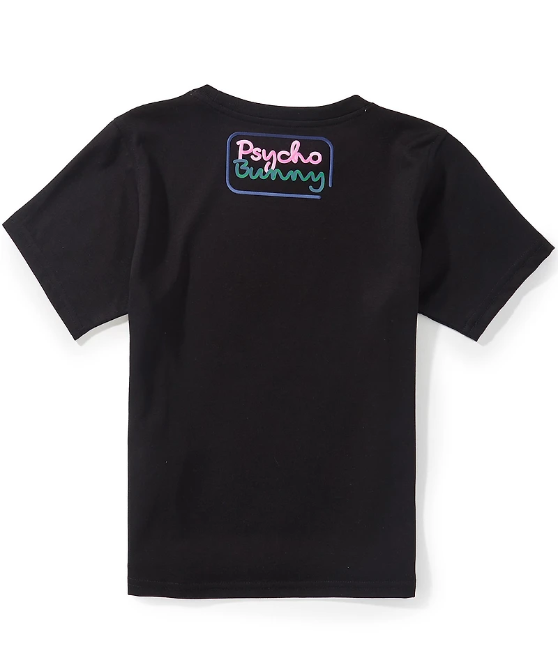 Psycho Bunny Big Boys Short Sleeve Dayton Graphic Tee