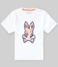 Psycho Bunny Big Boys Short Sleeve Ethan Graphic Tee