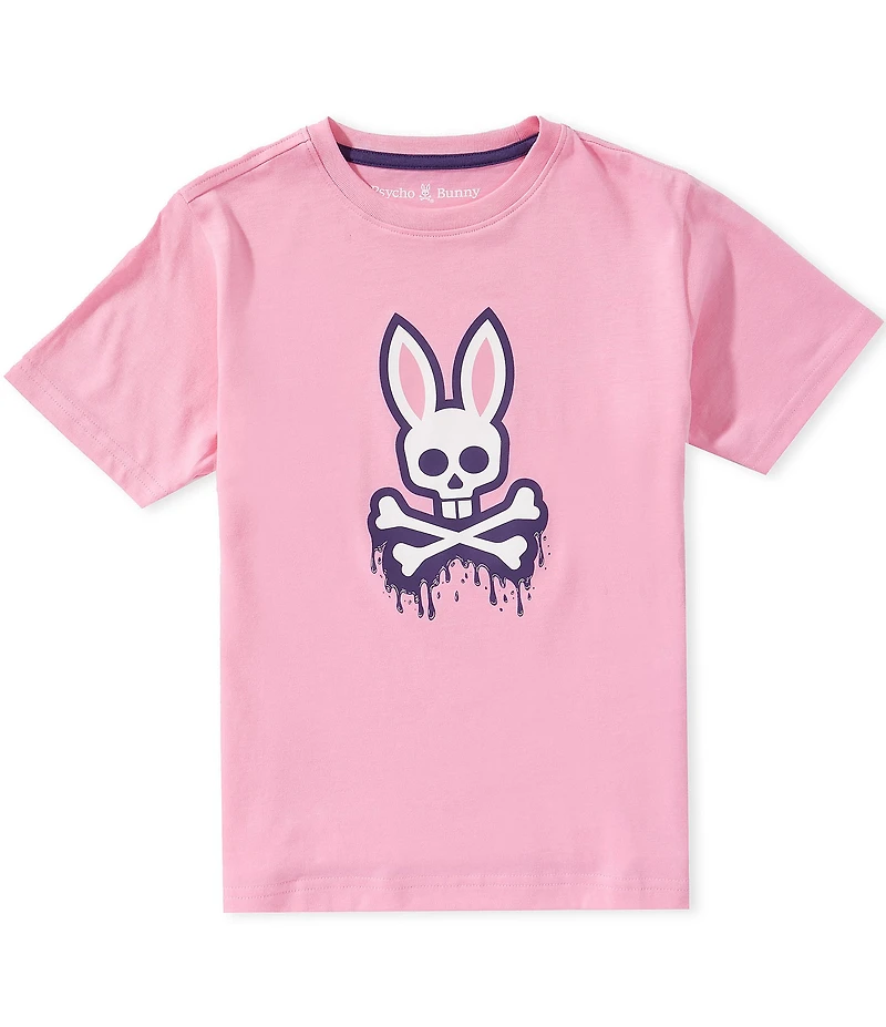 Psycho Bunny Big Boys Short Sleeve Carl Graphic T-Shirt