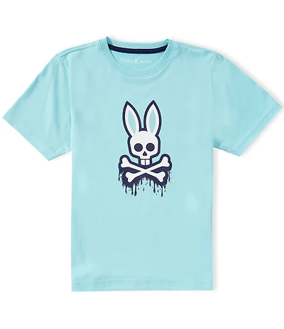 Psycho Bunny Big Boys Short Sleeve Carl Graphic T-Shirt