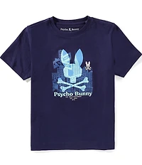 Psycho Bunny Big Boys Short-Sleeve Cove Cityscape T-Shirt