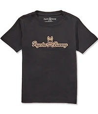 Psycho Bunny Big Boys Short-Sleeve Eastwood Wordmark-Graphic T-Shirt