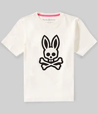 Psycho Bunny Big Boys Short Sleeve Elijah Graphic Tee