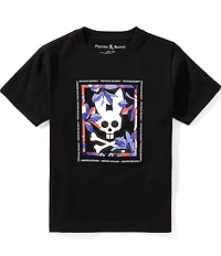 Psycho Bunny Big Boys Short Sleeve Florian Graphic T-Shirt