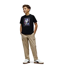 Psycho Bunny Big Boys Short Sleeve Florian Graphic T-Shirt