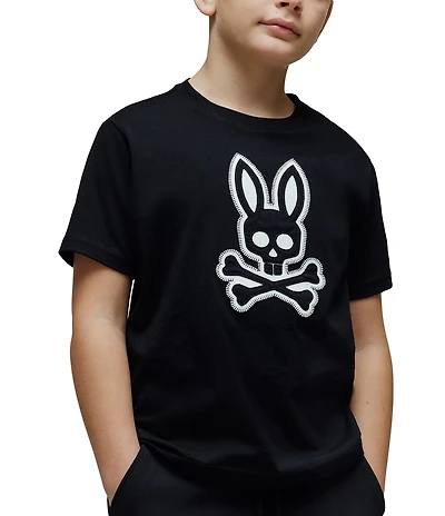 Psycho Bunny Big Boys Short Sleeve Gage Graphic T-Shirt