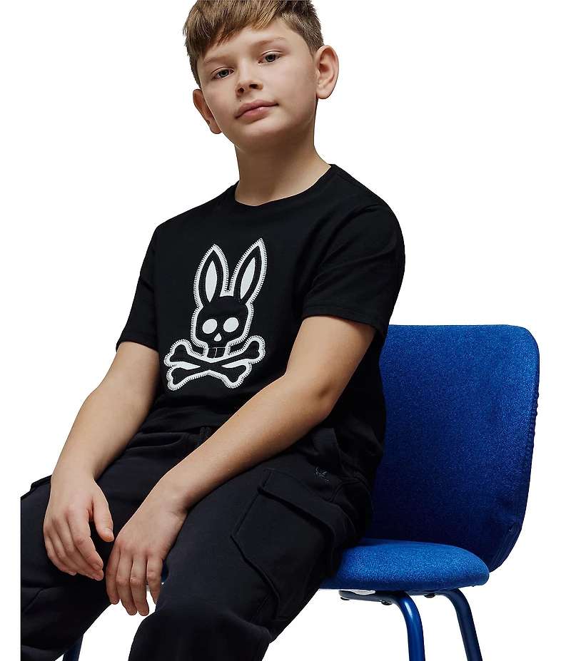 Psycho Bunny Big Boys Short Sleeve Gage Graphic T-Shirt