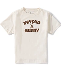 Psycho Bunny Big Boys Short Sleeve Gage Wordmark T-Shirt