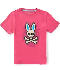 Psycho Bunny Big Boys Short Sleeve Marcus Bunny Graphic Tee