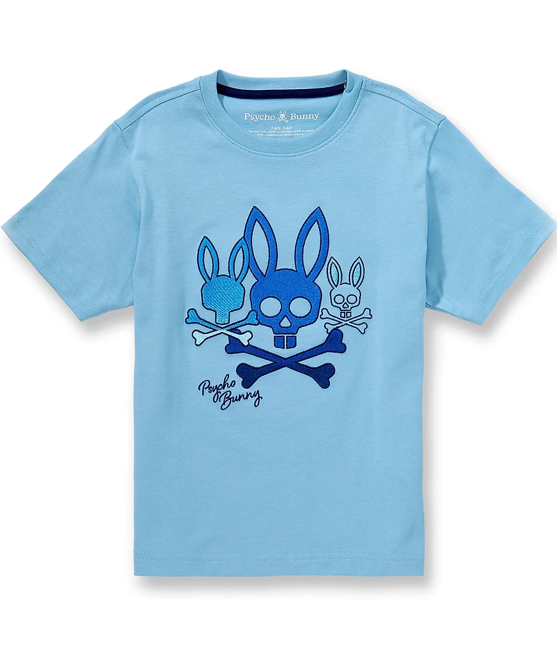 Psycho Bunny Big Boys Short Sleeve Oscar Graphic T-Shirt