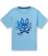 Psycho Bunny Big Boys Short Sleeve Oscar Graphic T-Shirt