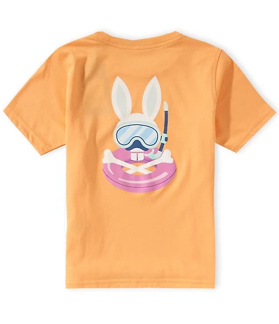 Psycho Bunny Big Boys Short-Sleeve Ray Back Graphic T-Shirt