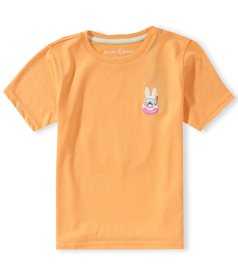 Psycho Bunny Big Boys Short-Sleeve Ray Back Graphic T-Shirt
