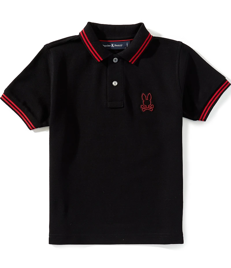 Psycho Bunny Boys Short-Sleeve Sayer Pique Polo Shirt