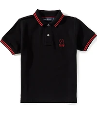 Psycho Bunny Boys Short-Sleeve Sayer Pique Polo Shirt