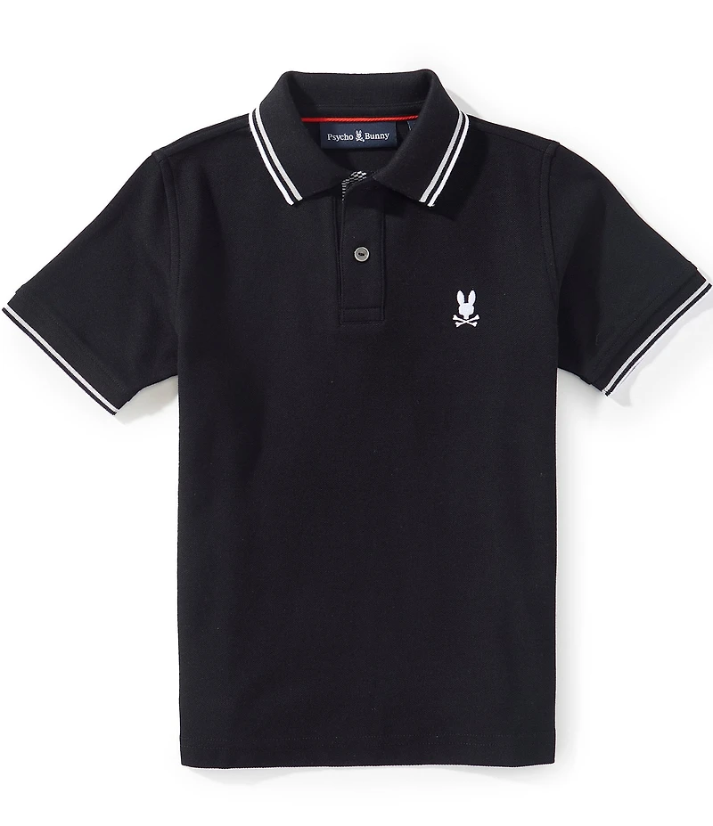 Psycho Bunny Big Boys Short-Sleeve Stan Pique Polo Shirt