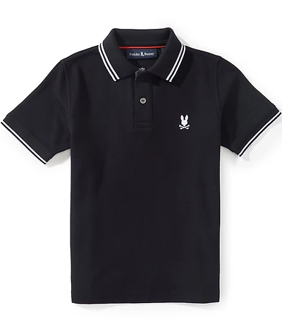 Psycho Bunny Big Boys Short-Sleeve Stan Pique Polo Shirt