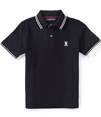 Psycho Bunny Big Boys Short-Sleeve Stan Pique Polo Shirt