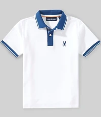 Psycho Bunny Big Boys Short-Sleeve Stan Pique Polo Shirt