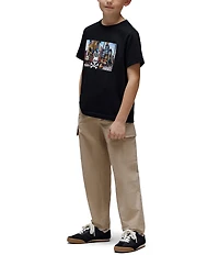 Psycho Bunny Big Boys Short Sleeve Zeke Graphic T-Shirt